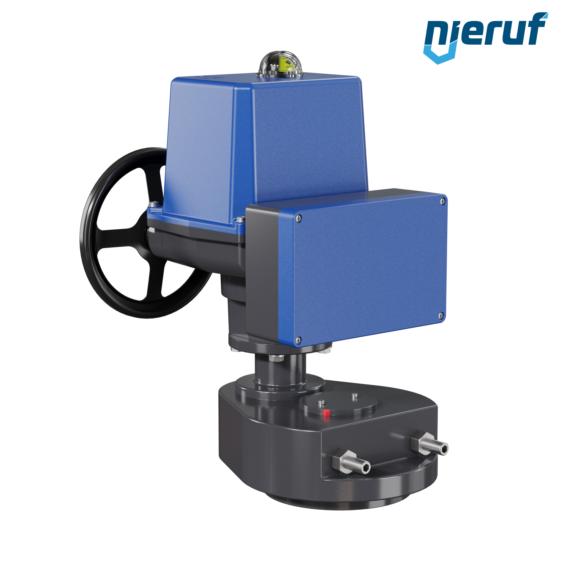 Attuatore elettrico da 1/4 di giro AN03 PSQ3003AMS13 con protezione contro le interruzioni di corrente - 360-575V AC 3000Nm IP67 ISO 5211 F16