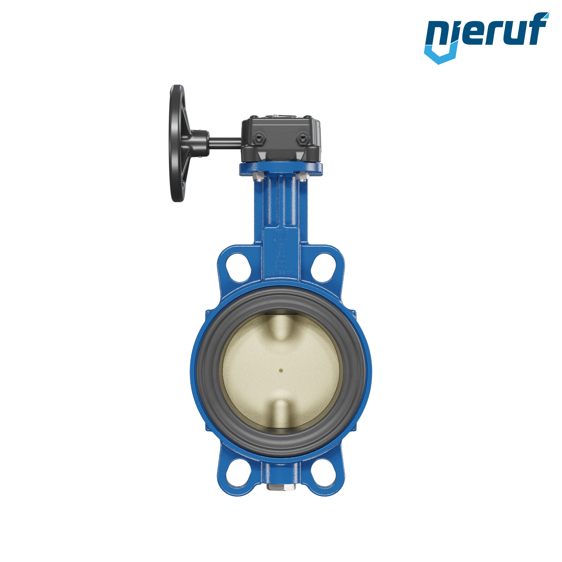 valvola a farfalla per l'acqua di mare DN 100 PN6-PN10-PN16 & ANSI150 AK15 volantino