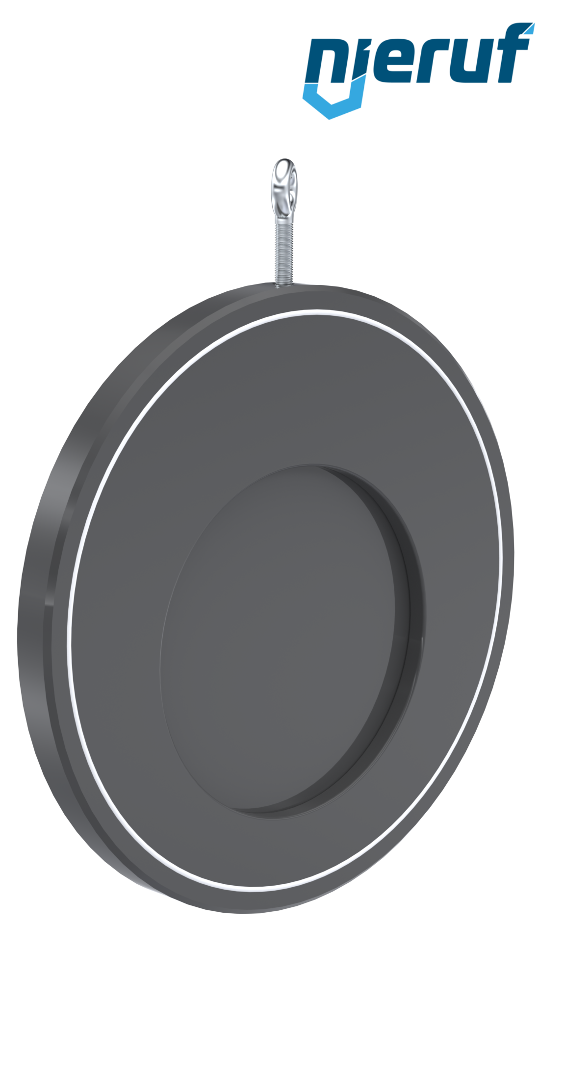 Zwischenflansch-Rückschlagklappe mit Feder DN200 ZR07 Kunststoff PVC-U PTFE