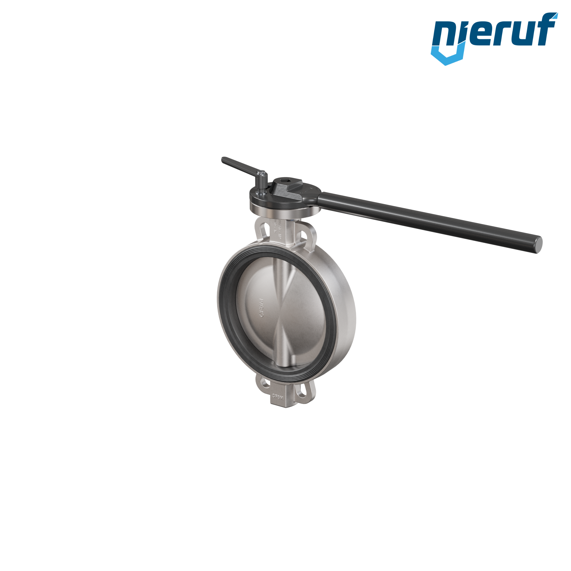 valvola a farfalla in acciaio inossidabile DN250 PN16 AK08 EPDM leva a a mano