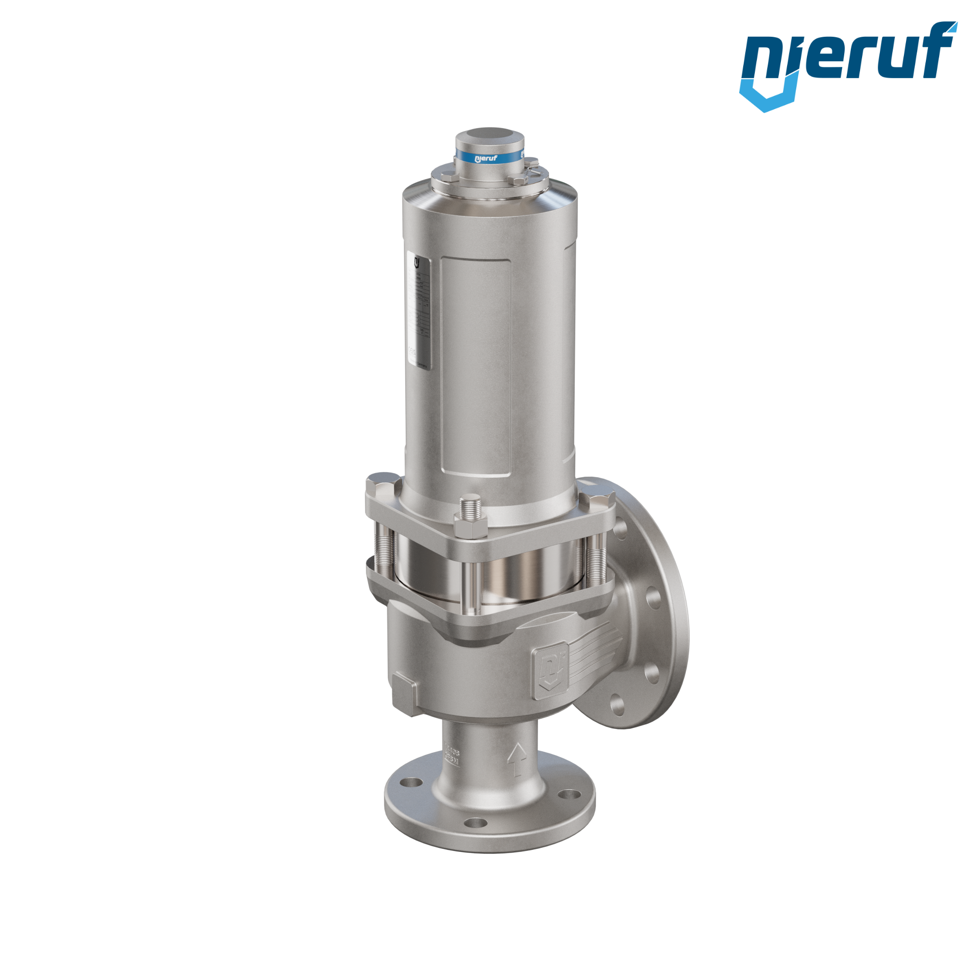 valvola di sicurezza con cappello a tenuta di gas & manicotto di tenuta DN50/DN80 SF04, PTFE, senza dispositivo di sollevamento