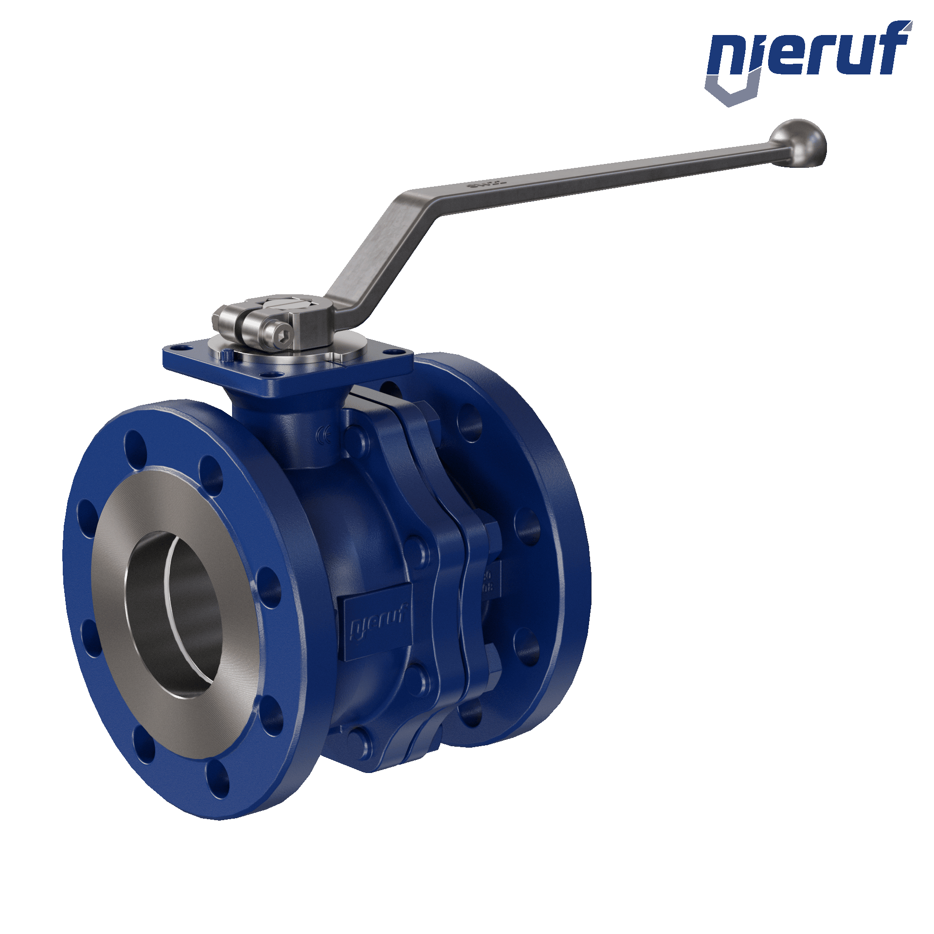 valvola a sfera flangiata per alte temperature FK12 DN80 PEEK guarnizione