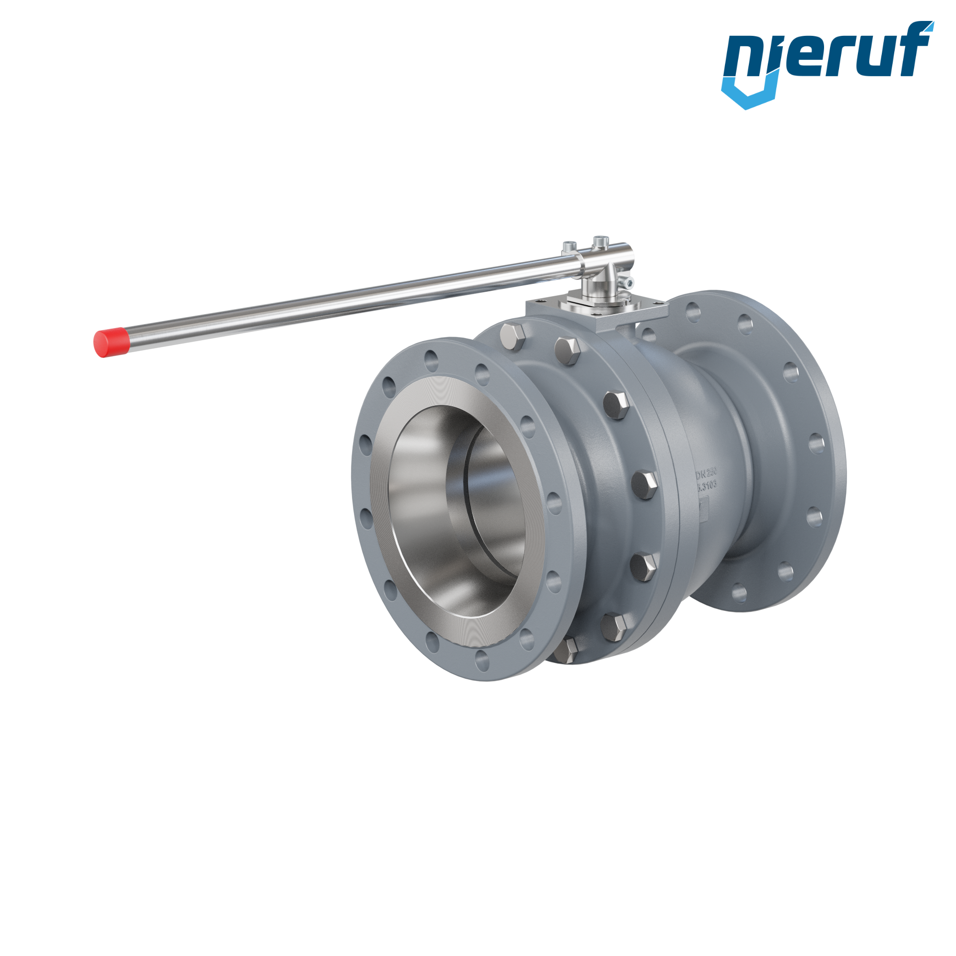 valvola a sfera flangiata DN250 FK02 ghisa sferoidale GJS 400-18 sfera interamente in acciaio inossidabile 1.4404