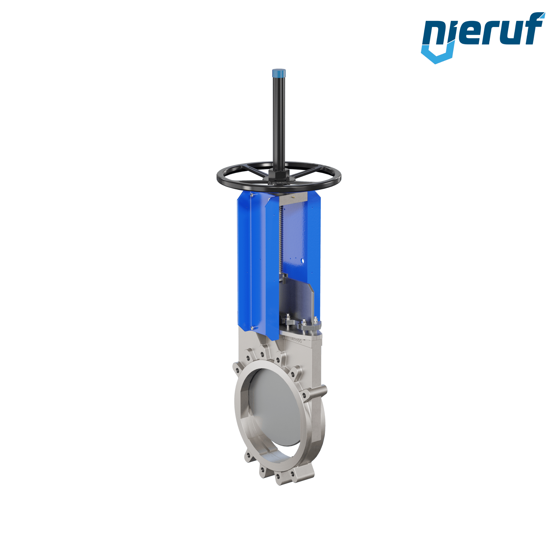 valvola a ghigliottina DN 400 SR03 EPDM manovella / volante