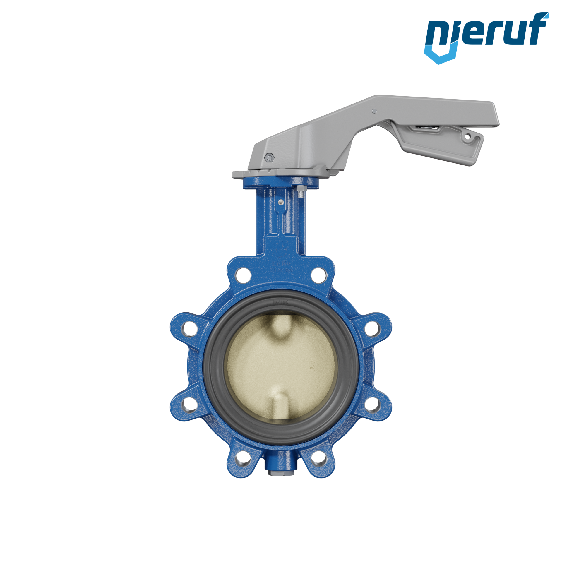 valvola a farfalla per l'acqua di mare DN 100 PN10-PN16 AK16 leva a mano