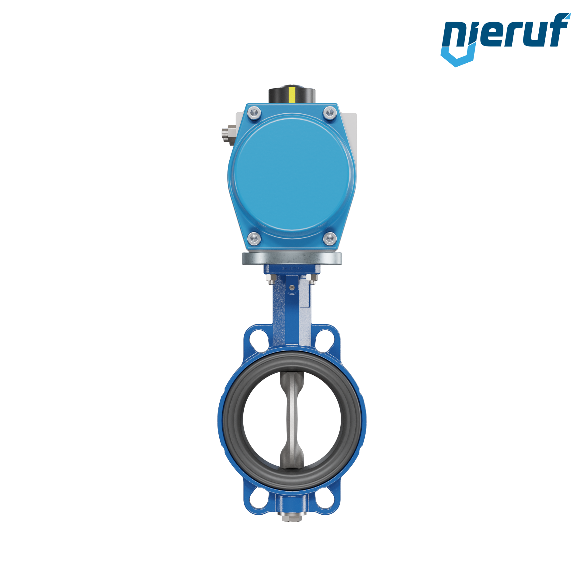 Butterfly valve DN 125 AK01 EPDM high temperature & FDA pneumatic actuator single acting normally open
