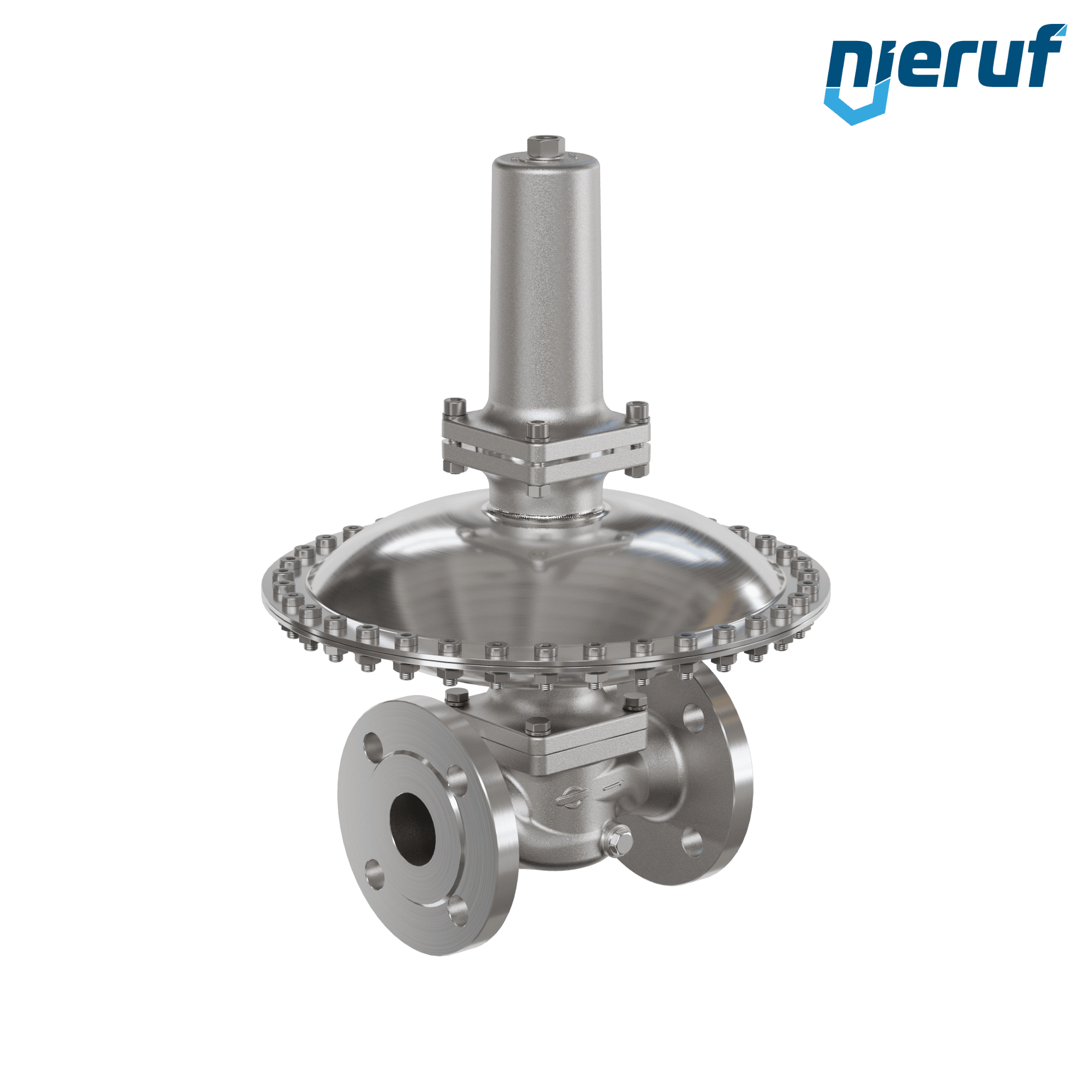 valvola di troppo pieno in millibar flangia DN40 UV18 acciaio inossidabile EPDM / PTFE 50 - 500 mbar