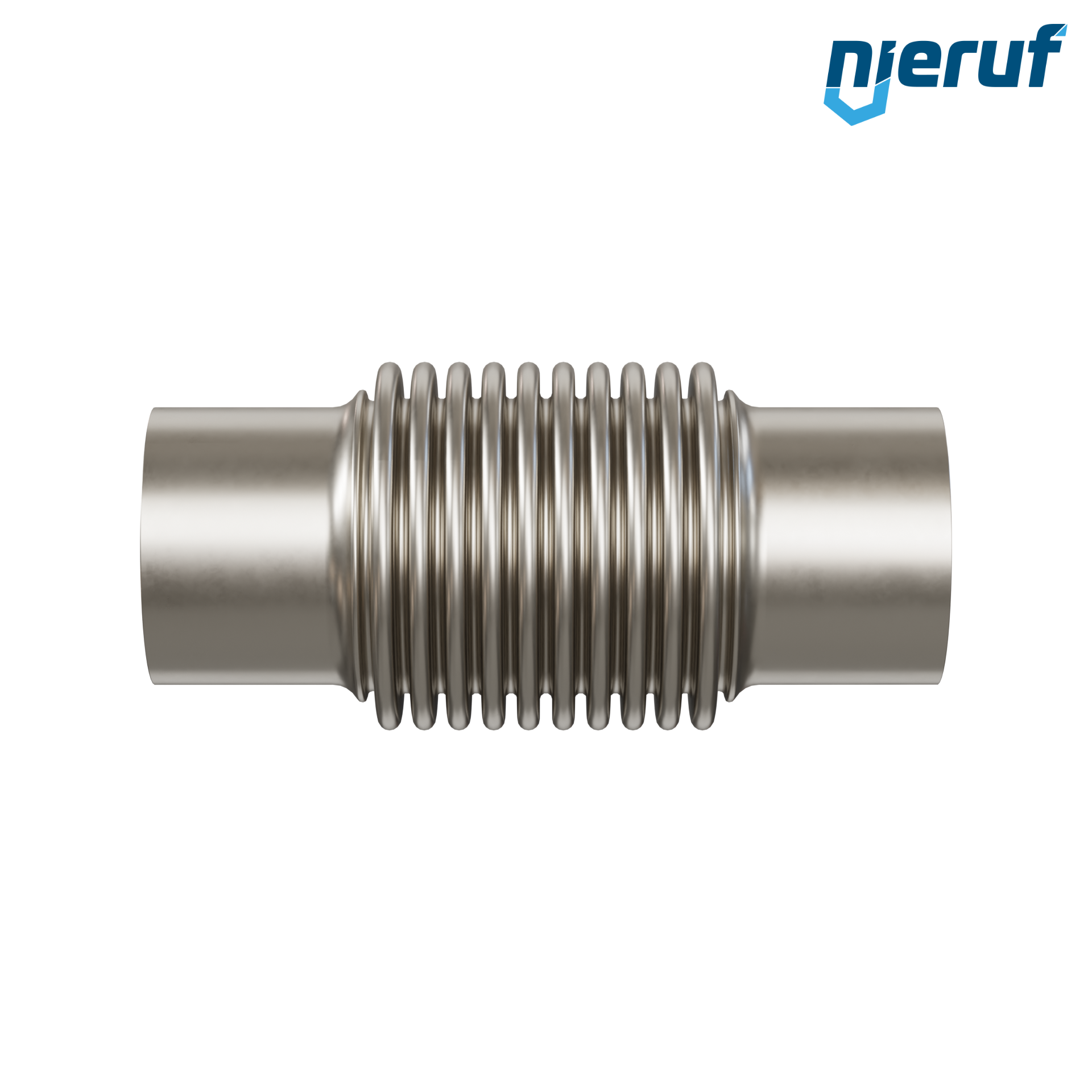 Giunto di dilatazione assiale DN80 - 88,9mm versione KP05 estremità a saldare in acciaio inox e manicotto in acciaio inox