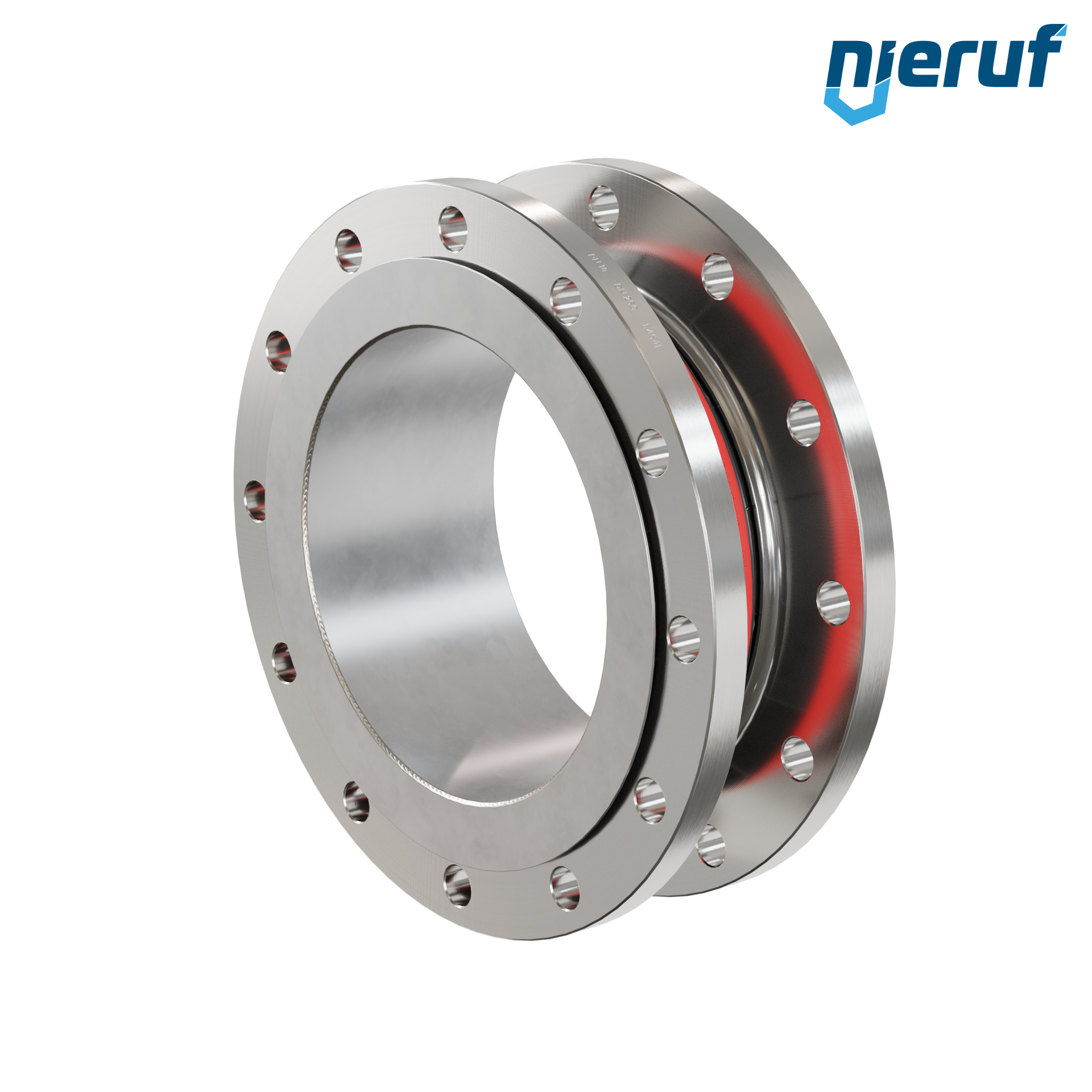 Compensatore piastra di rinforzo DN250 versione KP04 flange in acciaio inox EPDM