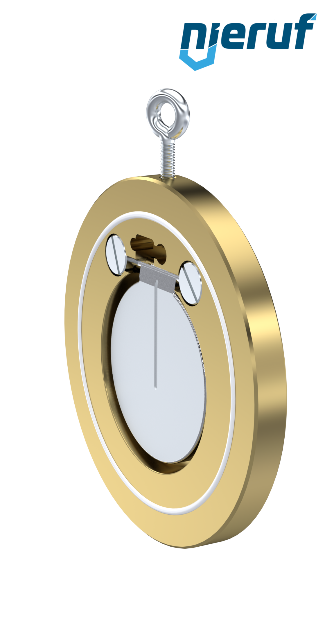 Zwischenflansch-Rückschlagklappe DN80 ZR09 Alubronze 2.0975 PTFE