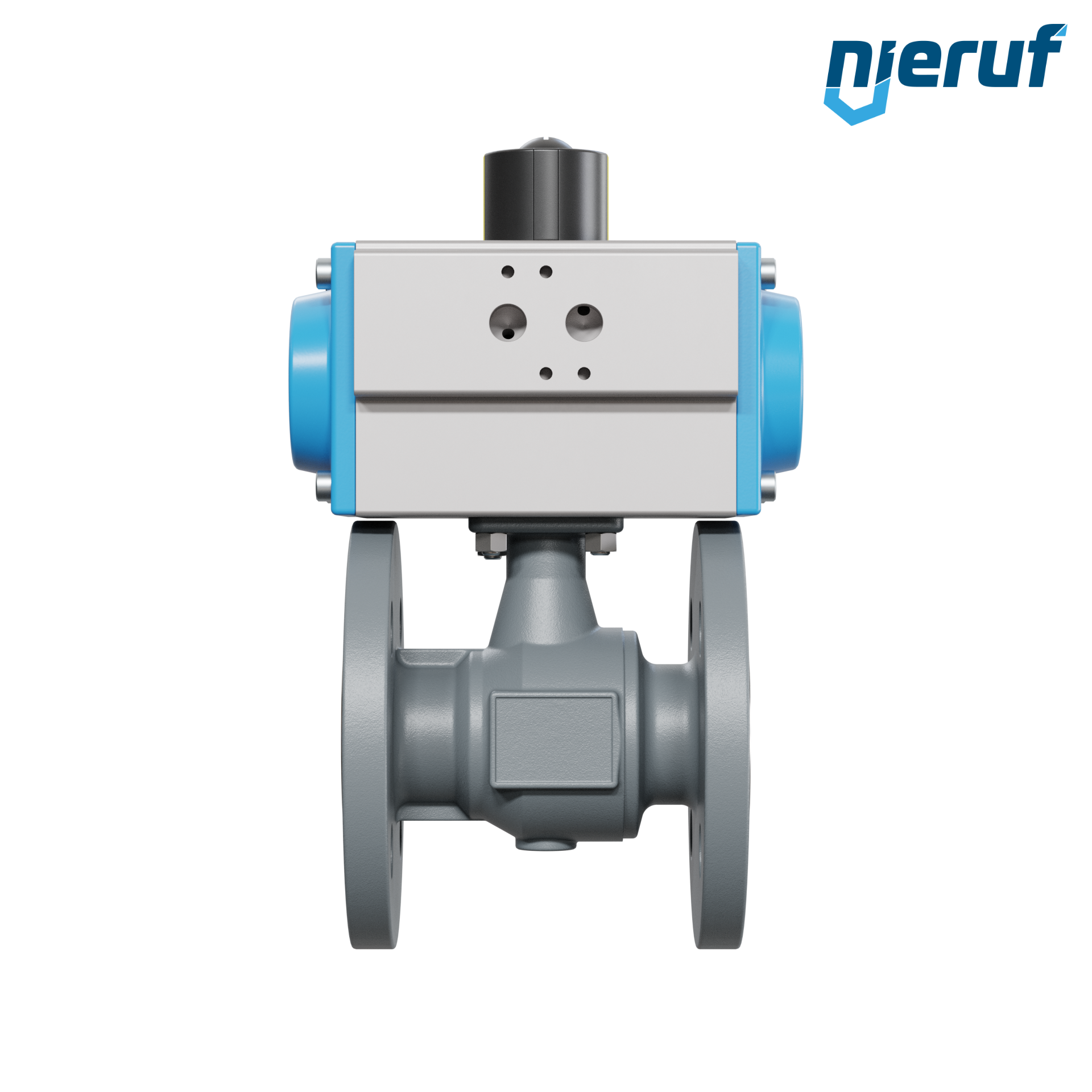 valvola a sfera automatica DN32 - 1 1/4" pollici PK04 azionamento rotativo pneumatico a semplice effetto apertura a molla
