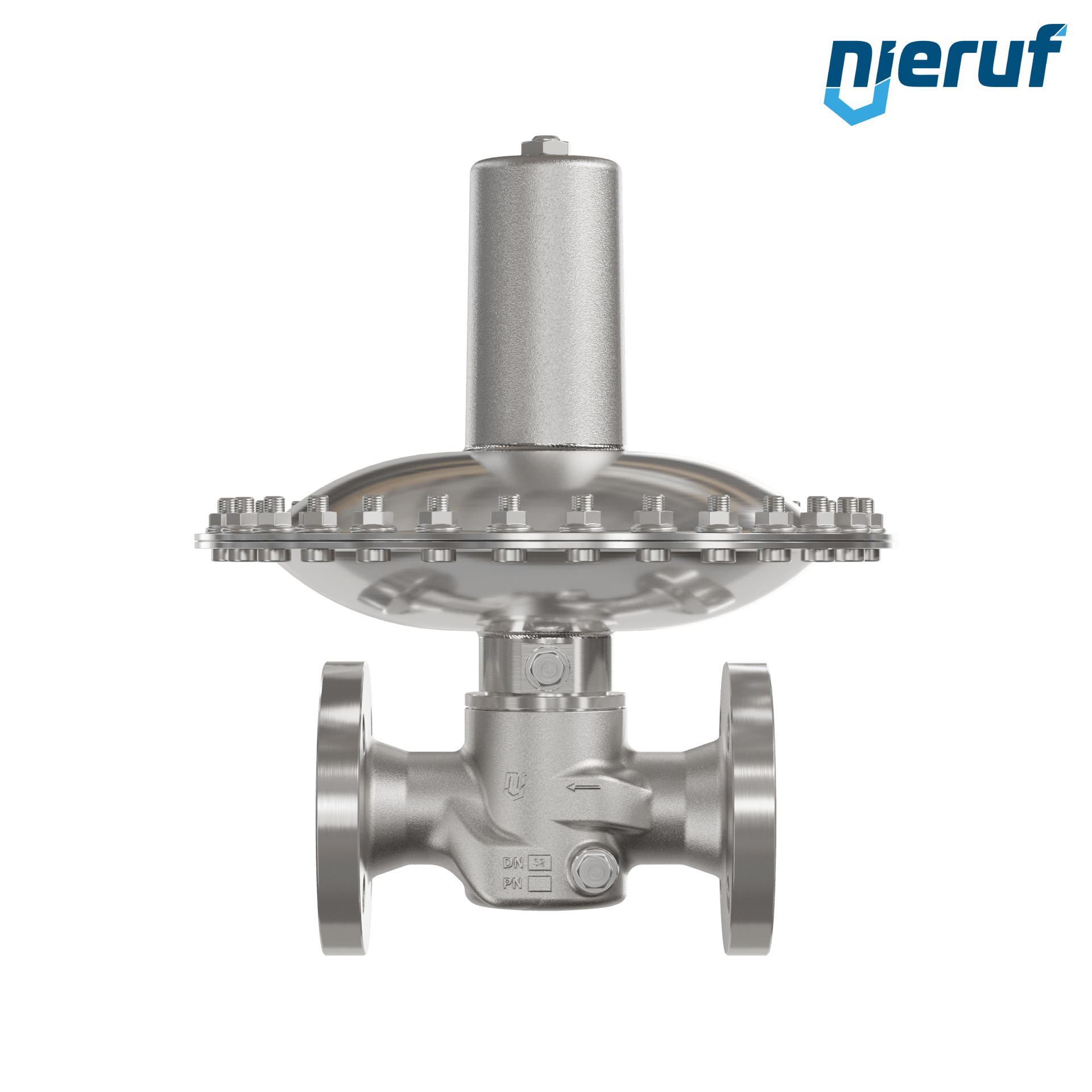 Regolatore in mbar DN32 DM24 flangia ANSI 150 acciaio inossidabile EPDM 150 - 500 mbar