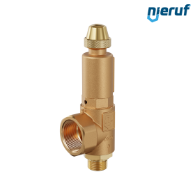 safety valve 3/4" m  x 1 1/4" fm SV08 gaseous media, gunmetal FKM