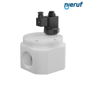 Solenoid valve G 2" Zoll PTFE KV04 FKM 24V DC