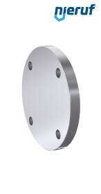 Blank flange DN15 PN10/16/25/40 EN1092-1 05 A 1.4541