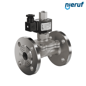 Flansch Magnetventil DN25 Edelstahl FV01 FKM 24V DC NO
