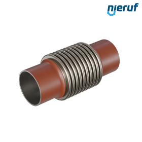 Axial expansion joint DN80 - 88,9mm type KP05 welding ends and stainless steel-bellows