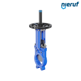 Μαχαιρωτή βαλβίδα DN 125 SR02 EPDM χειροτροχός