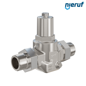 Reduktor ciśnienia gwint zewnętrzny 1 1/4" cala DM19 stal nierdzewna EPDM FDA 0.5 - 9.0 bar