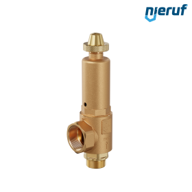 safety valve 1 1/2" m  x 2" fm SV07 neutral gaseous media, gunmetal FKM