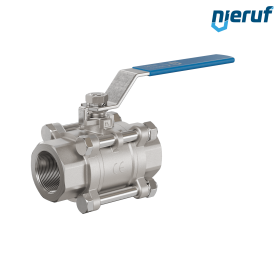 robinet à boisseau sphérique en acier inoxydable DN32 - 1 1/4" pouce GK04 femelle
