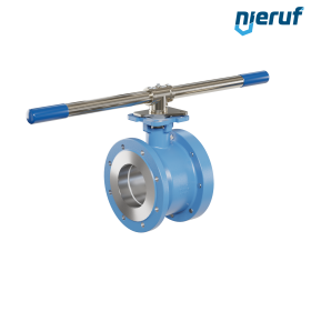 robinet à boisseau sphérique compact DN125 PN16 FK03 acier moulé 1.0619 sphère en acier inoxydable 1.4308