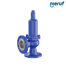 Βαλβίδα ασφαλείας με φλάντζα DN100/DN100 SF0201, χυτοχάλυβας 1.0619+N EPDM, χωρίς μοχλό