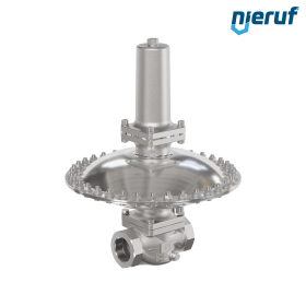 Millibar-Druckminderer DN40 DM24 Innengewinde Edelstahl EPDM 50 - 200 mbar