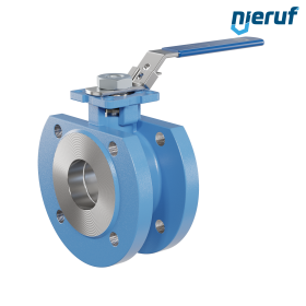 robinet à boisseau sphérique compact DN50 PN40 FK03 acier moulé 1.0619 sphère en acier inoxydable 1.4308