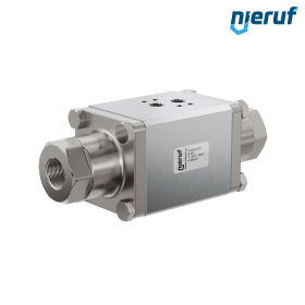 Válvula coaxial de 2/2 vías CV05 3/4" rosca hembra - DN20 acero inoxidable máx. 160 bar NC - para aplicación de agua