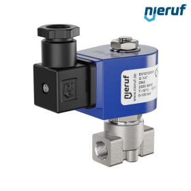 Hochdruck-Magnetventil G 1/4" Zoll DN2,0 Edelstahl EV10 FKM 230V 50Hz