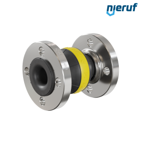 Compensators DN25 type KP04 stainless-steel-flanges NBR