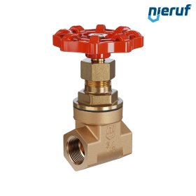 Vanne d'arrêt à opercule taraudée en bronze AS07 DN10 - 3/8" pouces PN16 EPDM