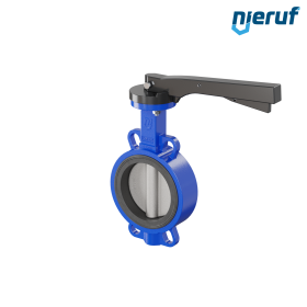 Butterfly valve DN 125 PN16 AK05 NBR lever