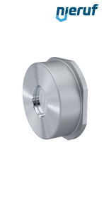 clapet anti-retour DN 25 acier inoxydable 1.4408 métal PN 6/10/16/25/40 DIN EN 1092-1 Forme B