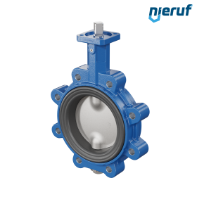 Butterfly valve AK02 DN 125 PN10-PN16 DVGW-gas without lever