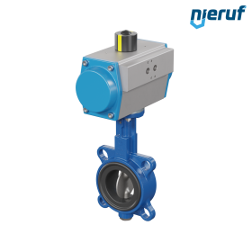 Butterfly valve DN 65 AK01 EPDM DVGW drinking water, WRAS, ACS, W270 pneumatic actuator single acting normally open
