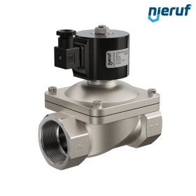 Electroválvula de vacío G 2" pulgadas acero inoxidable EV06 EPDM 24V DC