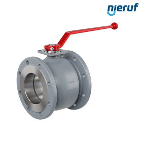 robinet à boisseau sphérique à brides DN125 FK02 fonte à graphite sphéroïdal GJS 400-18 sphère en acier inoxydable 1.4404