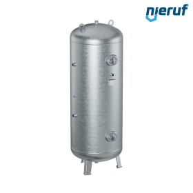 High pressure vessel vertical BE02 1000 liter, 0-31 bar, steel galvanized