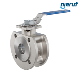 robinet à boisseau sphérique compact DN40 PN16 FK04 acier inoxydable 1.4408