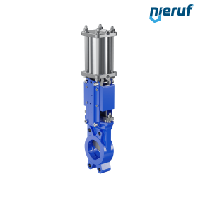 valvola a ghigliottina DN 80 SR01 EPDM attuatore pneumatico a doppio effetto