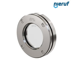 Behälter-Schauglas DN50 BS04 Edelstahl 1.4571 EPDM Borosilikatglas 0,0 bar