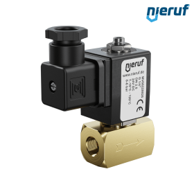 Solenoid valve DN2,5 G 1/4" Inch brass MV08 FKM 24V DC