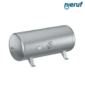 High pressure vessel horizontal BE02 750 liter, 0-36 bar, steel galvanized