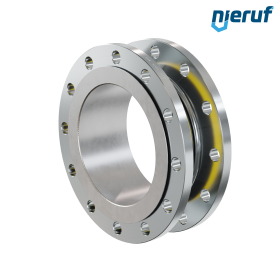 Rubber expansion joint guide pipe DN250 PN16 type KP04 steel flanges NBR