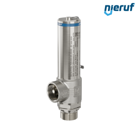 Kriogeniczny zawór bezpieczeństwa DN20 1" GZ x 1" GW SV14, Stal nierdzewna PTFE