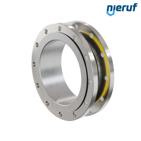 Rubber expansion joint guide pipe DN300 type KP04 stainless steel flanges NBR