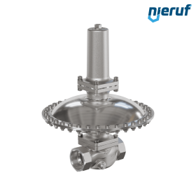 Millibar-Überströmventil 2" Zoll IG UV17 Edelstahl FKM / PTFE 7 - 100 mbar
