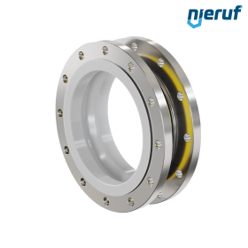 Rubber expansion joint PTFE lining DN300 type KP04 stainless steel flanges NBR